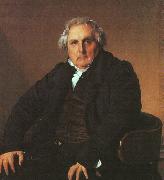Portrait of Louis Francois Bertin Jean-Auguste Dominique Ingres
